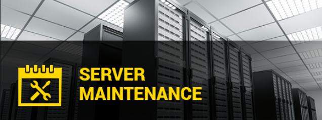 Server maintenance notice