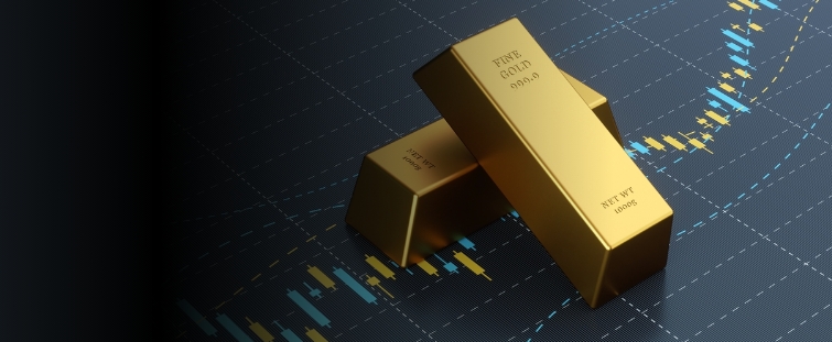 Gold set for weekly gain as Fed signals slower rate hikes
