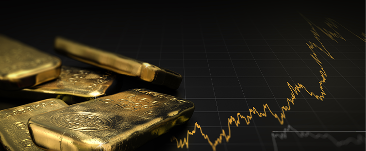 Gold spikes amid inflation worries and risk off sentiment